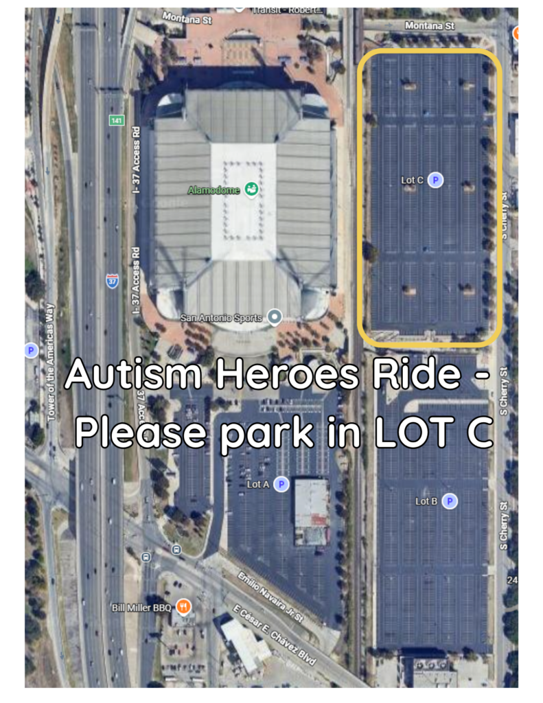 Autism Heroes Ride - Please park in LOT C